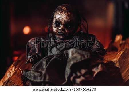 Evil Doll Horror Halloween Demonic Сток-фото © 