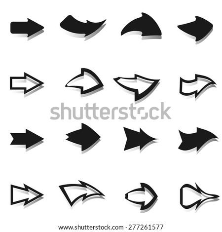 Arrow Icon Stock Vector Illustration 277261577 : Shutterstock