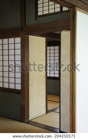 Thick Paper,Sliding Door And The Japan-Style Room