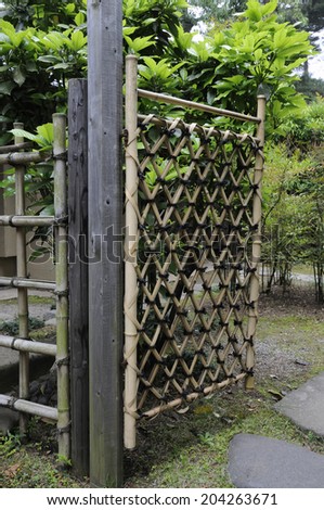 Bamboo Fence And Gates