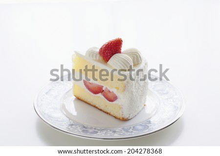 Short Of Cake On A Plate