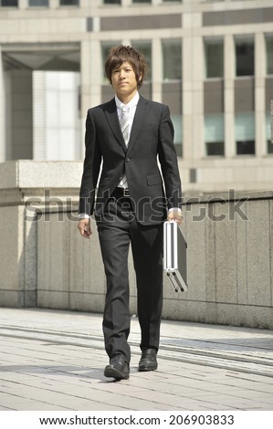 Business Man Walking