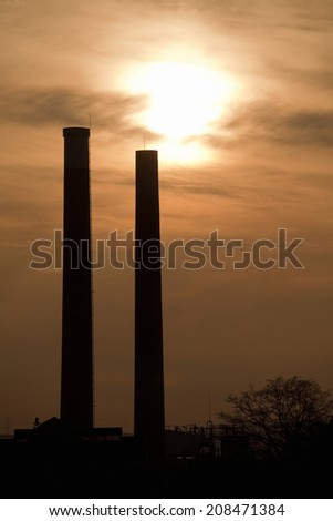 An image of Factory Chimneys