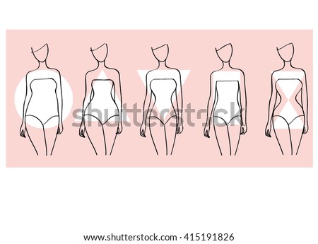 drawn anime girl body types