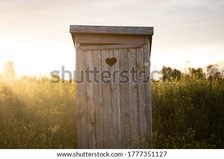 Similar – Image, Stock Photo Wooden door with heart shape hole. Wood plank background