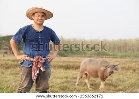 Similar – Image, Stock Photo Local man with cowboy hat sitting at dock along lake Atitlan at the coast of Santa Cruz la Laguna, Guatemala