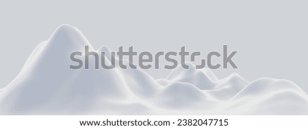 Similar – Image, Stock Photo Empty smooth frozen winter road with ice snow after storm