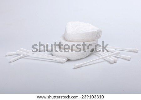 Cotton swabs and pads