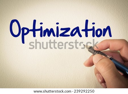 Optimization text write on wall