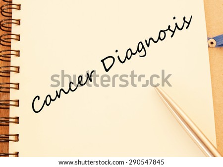 Cancer diagnosis concept