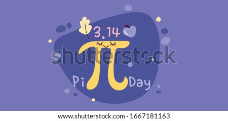 Happy Pi Day. Celebrate Pi Day. Constant number Pi and pie.Ratio of a circle’s circumference to its diameter.
Mathematical constant. March 14th (3/14).Celebrate Pi Day on purple background.