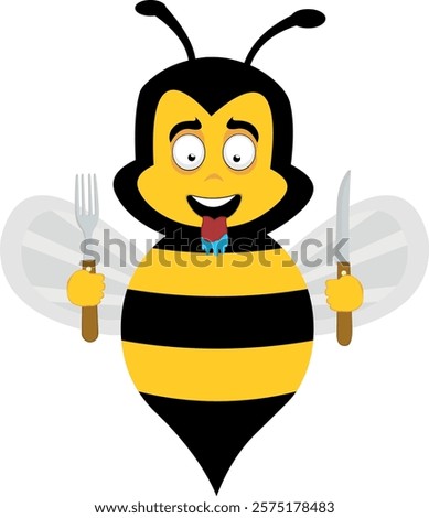 Similar – Image, Stock Photo hungry bumblebee