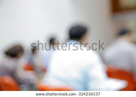 Blurred background of  people at conference room,business meeting