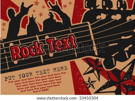 rock event poster
