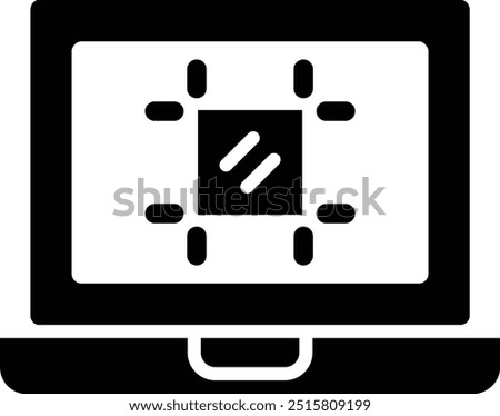 Artboard Vector Icon Design Illustration