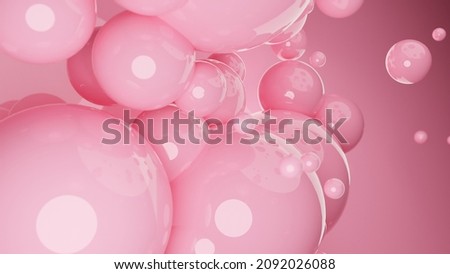 Similar – Image, Stock Photo Floating suspended pastel balls in the pastel background.3D render of glossy spheres. Pastel colours pantone. Abstract background. Science physics glossy balls modern art pop.Copy space empty space