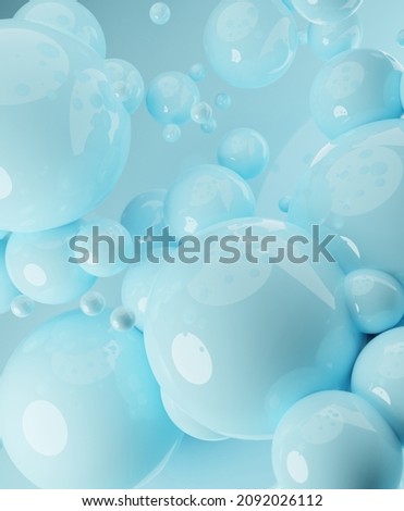 Similar – Image, Stock Photo Floating suspended pastel balls in the pastel background.3D render of glossy spheres. Pastel colours pantone. Abstract background. Science physics glossy balls modern art pop.Copy space empty space