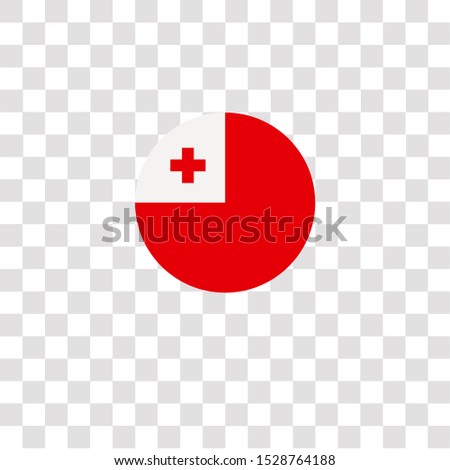 tonga icon sign and symbol. tonga color icon for website design and mobile app development. Simple Element from countrys flags collection for mobile concept and web apps icon.