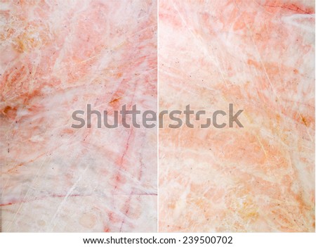 Two marble patterned texture background (natural color), Marbles of Thailand.