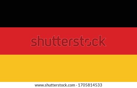 Germany flag national country vector europe