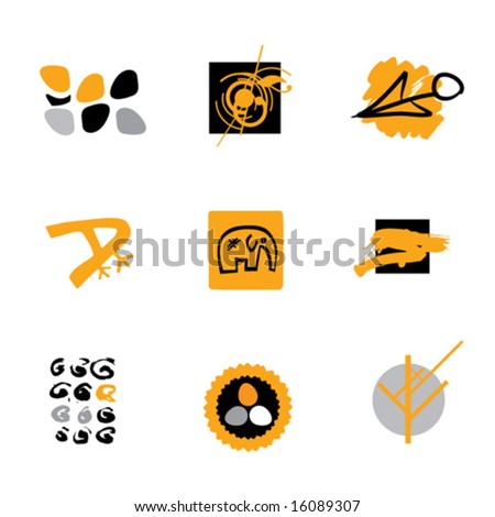 logo design ecology and nature symbols