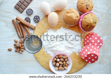 process of making cupcakes,sweets
