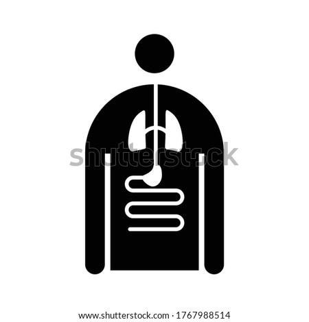 This is an internal medicine clinical and service   Symbols, internal organs examination and treatments. Internal medical icons. 