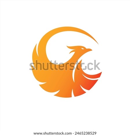 Charming Illustration phoenix, bird illustrations for icons or logos