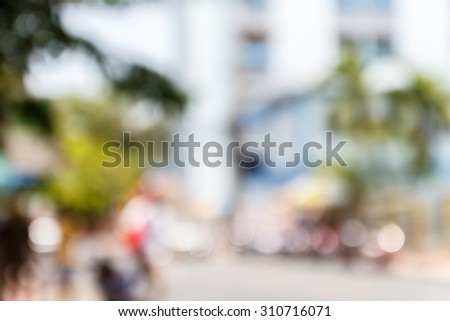 blur background : people in public transportation bus station,abstract background.