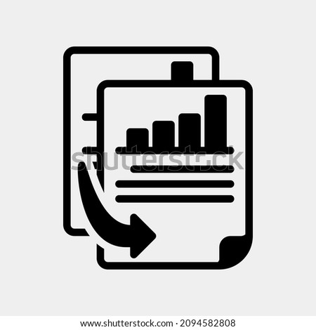 Duplicate content icon in solid style about marketing and seo, use for website mobile app presentation