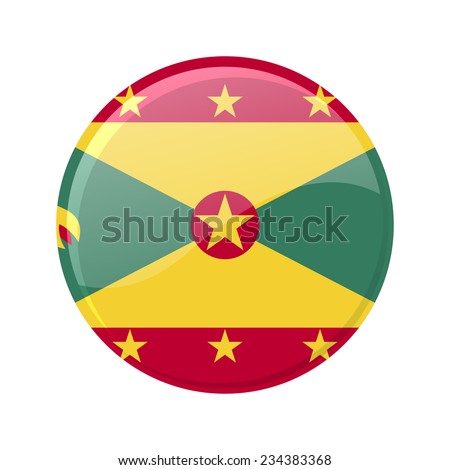 button Flag of Grenada