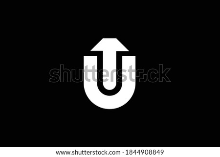 UT letter logo design on luxury background. TU monogram initials letter logo concept. UT icon design. TU elegant and Professional letter icon design on black background. U T TU UT