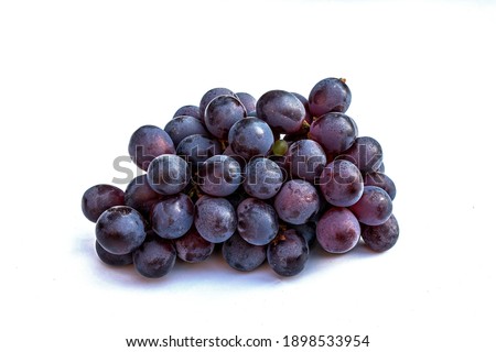 Image, Stock Photo Bunch of fresh grapes in bowl