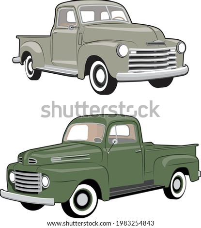 American Cool Classic Pick Up Truck 01