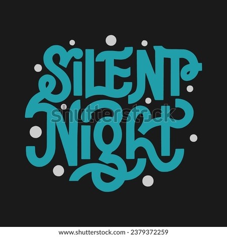 Similar – Image, Stock Photo silent night Night