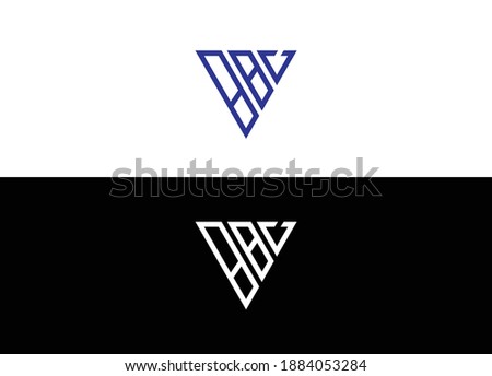 BBC geometric logo design template