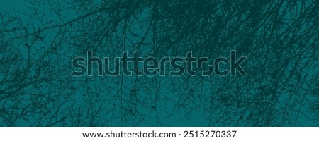 abstract green tree branch vector background