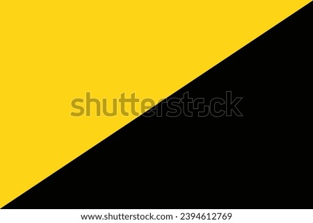 Anarcho capitalism flag. Ancap symbol.