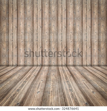 Wood room interior design - Wood texture background