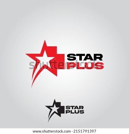 Star plus logo vector icon design starplus logo star red logo for company