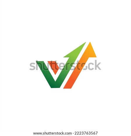 Letter V Trade Investment Marketing Logo, Creative abstract VV or V letter based logo design, Modern creative V Logo Design and template. V VV icon initials based Monogram and Letters in vector.