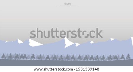 Winter mountain Abstract Hd wallpaper 