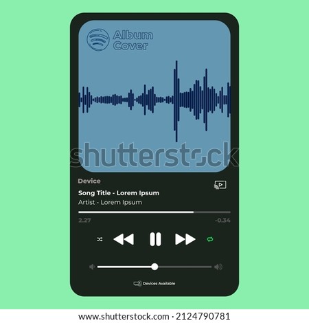 Music Display Theme: Music Platform Sample. Spotify Display template. Joox. Apple. Iphone. Google Music. SoundCloud. YouTube Music. Iphone. Android. UI. UX. User interface user experience.