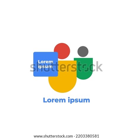 Elegant Premium Logo Lorem Ipsum Letters. Microsoft Teams logo, remote working application symbol, Microsoft Teams icon. Google Play. Google Classroom. Ms Team communication platform. Zoom. Webex. 