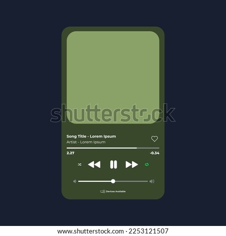 Music Player Mockup. Isolated Handphone Application. Spotify Display template. Joox. Apple. Iphone. Google Music. SoundCloud. YouTube Music. Iphone. Android. UI. UX. User interface user experience.