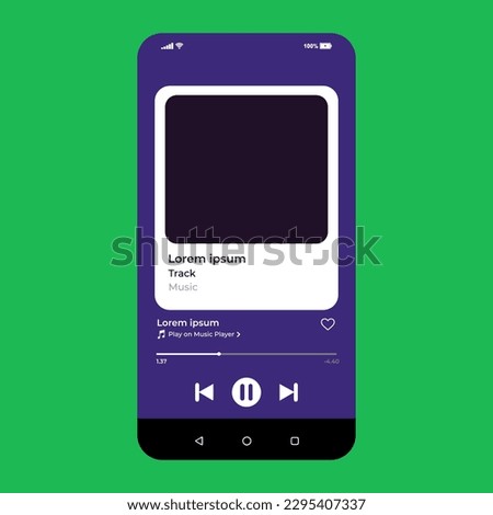 Music Player Mockup. Isolated Handphone Application. Spotify Display template. Joox. Apple. Iphone. Google Music. SoundCloud. YouTube Music. Iphone. Android. UI. UX. User interface user experience.