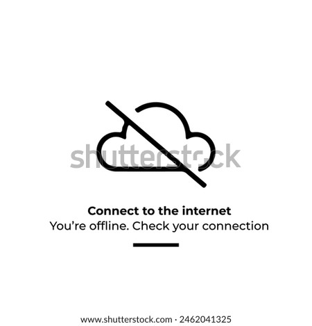 No Internet Webpage design concept. Vector illustration concept of the pixelated dinosaur Google Chrome. Web Page not loading. white background Microsoft Word .doc Excel .xls Powerpoin .ppt Firefox