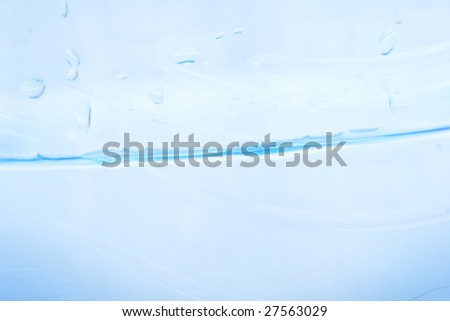 water in bottle macro