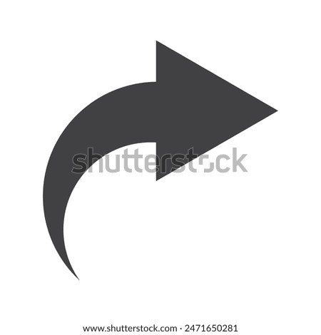 
forward icon arrow sign vector illustration