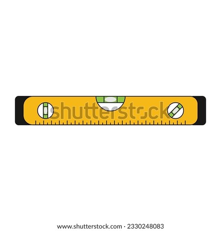 Construction level ruler icon vector illustration symbol design